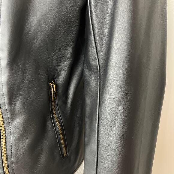 Rock & Republic Faux Leather Moto Jacket, Medium, Women's - Picture 9 of 11